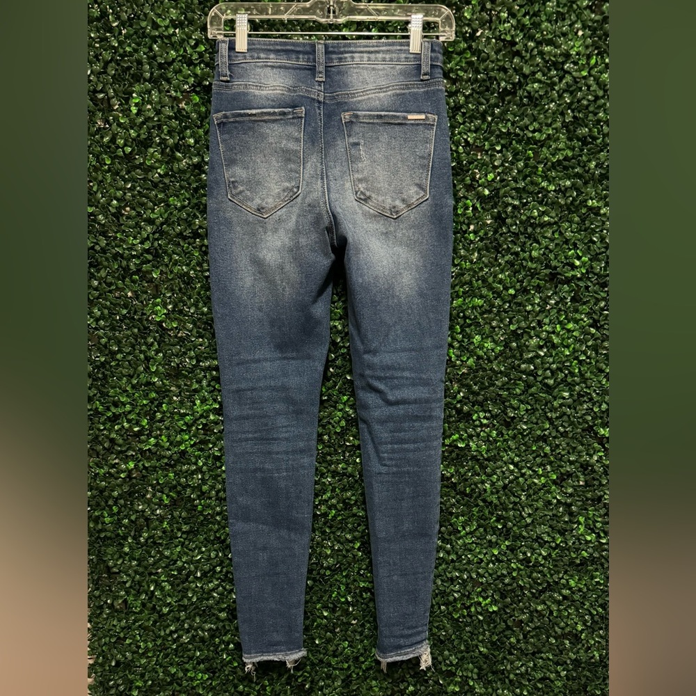 🔥5/$30🔥Insane Gene BOUTIQUE HI RISE DISTRESSED SKINNY ANKLE JEANS - Picture 5 of 8